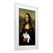 Stupell Industries Mona Lisa Cat Lady Framed Print Under Glass, design by Masters Redux